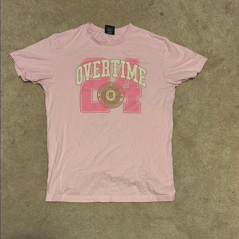 Overtime Pink Short Sleeve Tee